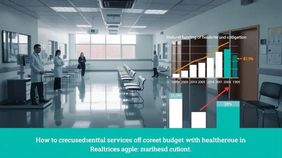 Consequences for healthcare services