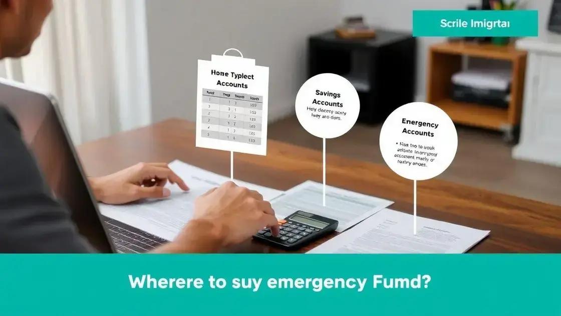 Where to keep your emergency fund?