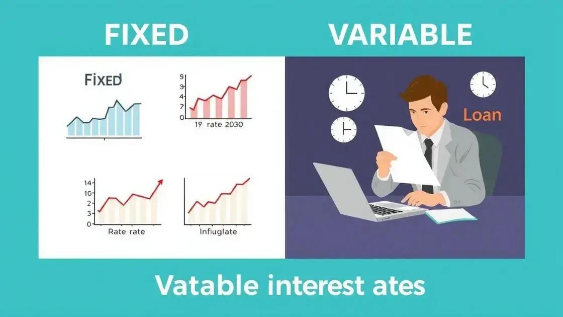 Understanding fixed vs variable interest rates
