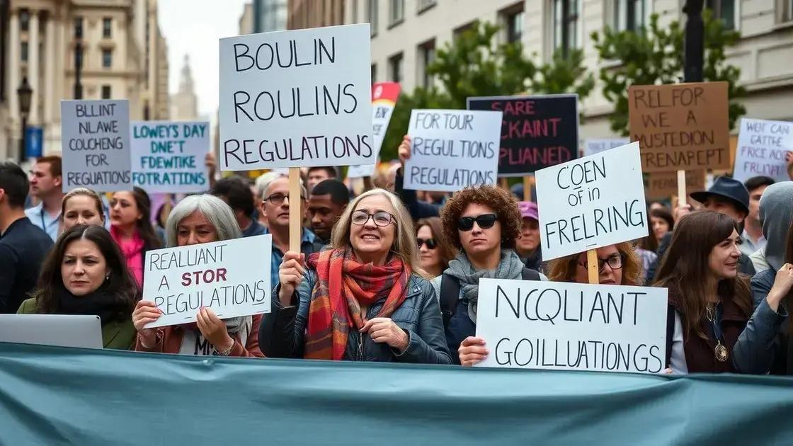 Protesters rally in opposition to Trump-era regulations